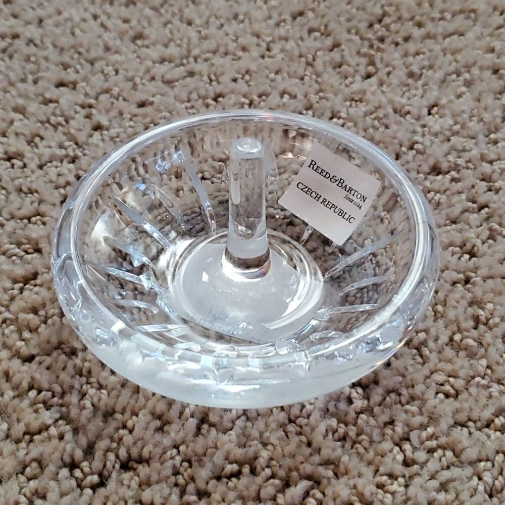 Reed & Barton | Lead Crystal Ring Holder